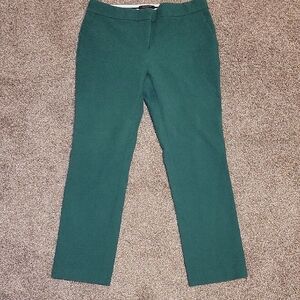Ann Taylor Green Devin Fit Pants